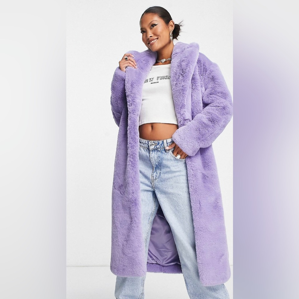 Lavender TopShop Peacoat